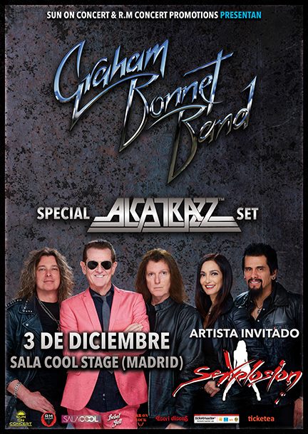 Os recordamos los detalles del próximo concierto de Graham Bonnet en Madrid