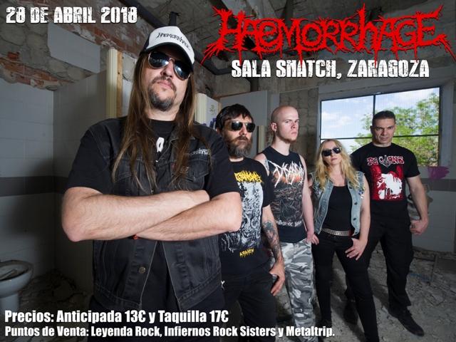 Haemorrhage en Zaragoza el 28 de abril