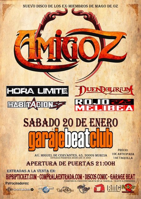 AmigOz el 20 de enero en Murcia