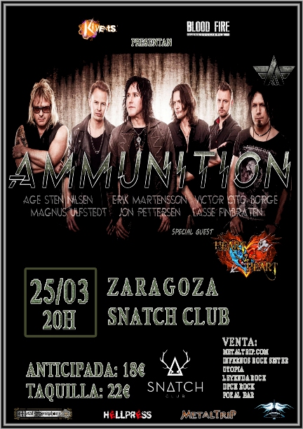 Ammunition en Zaragoza el 25 de marzo