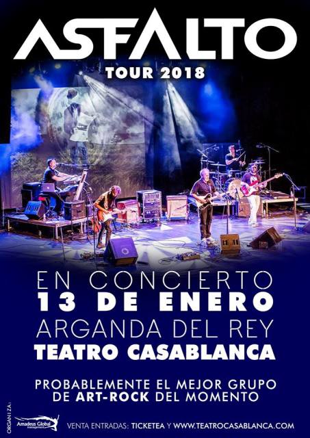 Asfalto en Arganda del Rey (Madrid) el 13 de enero