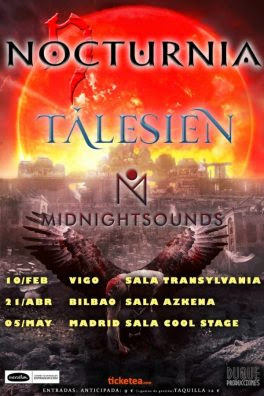 Gira conjunta de Nocturnia con Talesien y Midnight Sounds