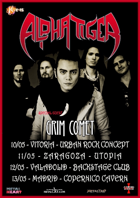 Gira en Mayo de Alpha Tiger con Grim Comet