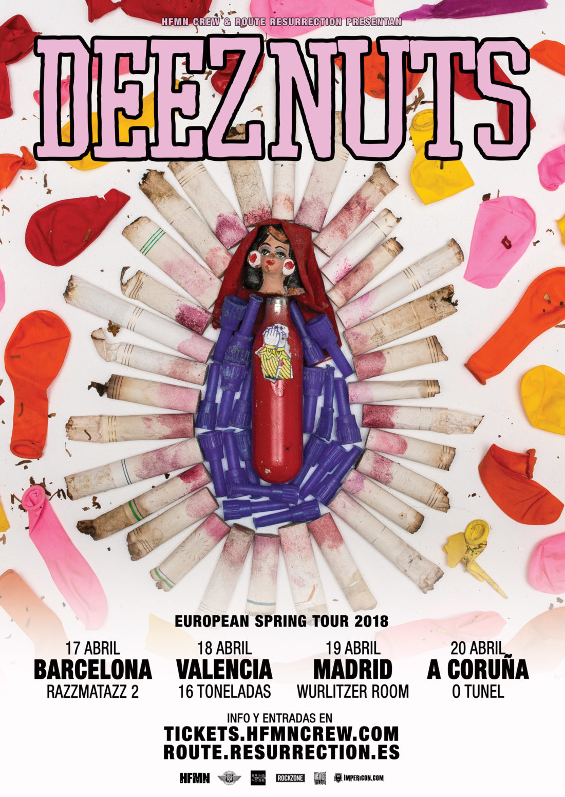 Fechas de Deez Nuts por España