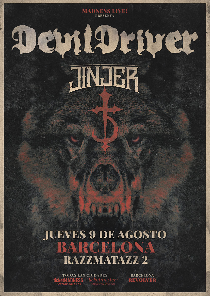Devildriver en Barcelona el 9 de agosto