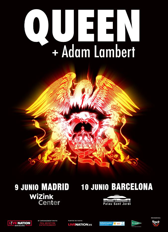 Queen con Adam Lambert en Madrid y Barcelona