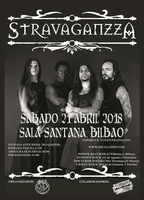 Stravaganzza en Bilbao el sábado 21 de abril