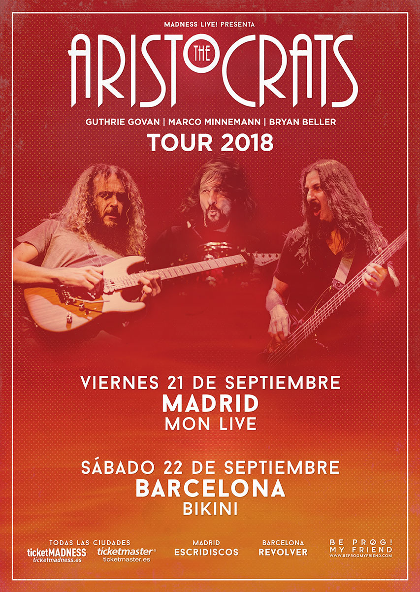 The Aristocrats visistan España en septiembre