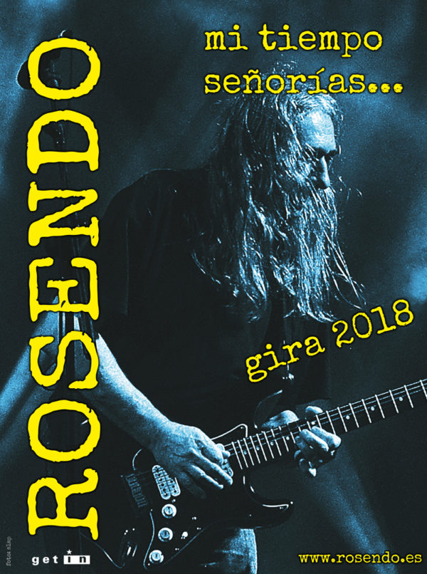 Rosendo anuncia su gira de despedida «Mi Tiempo Señorías…»