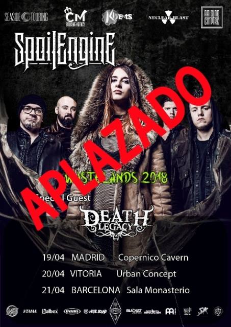 Las fechas de Spoil Engine por España se aplazan para otoño