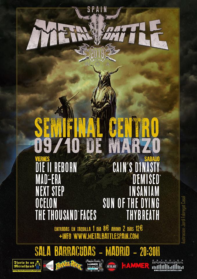 Se acerca la tercera semifinal de la W:O:A Metal Battle Spain 2018
