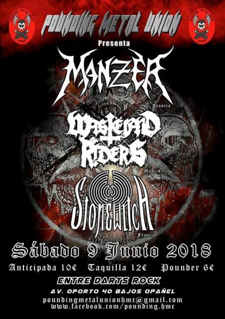 Manzer en Madrid el sábado 9 de junio