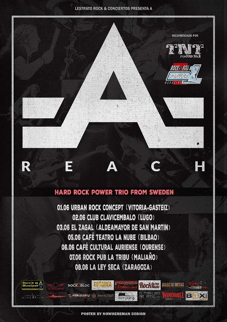 Gira de la banda de Hard Rock sueca Reach