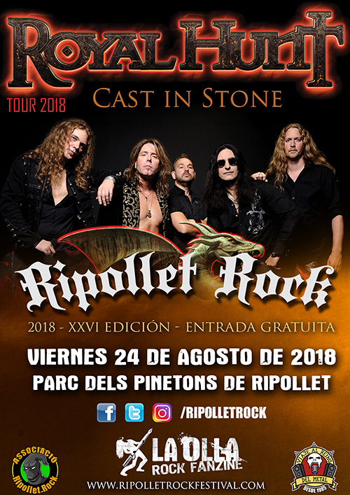 Royal Hunt confirmados en el Ripollet Rock Festival 2018