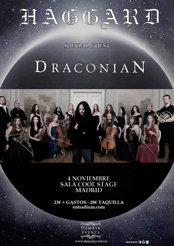 Haggard  y Draconian en Madrid