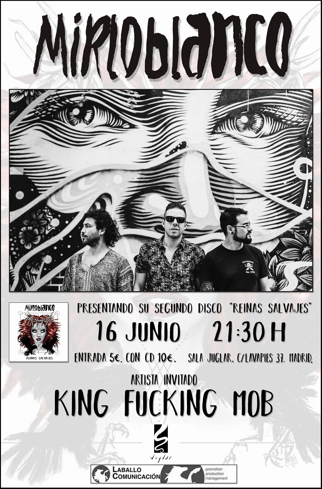 Presentación del segundo disco de Mirloblanco «Reinas Salvajes» en Madrid
