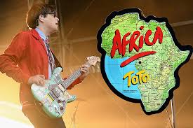 Vídeos de Weezer tocando su versión de África con Steve Porcaro(Toto) en la TV  americana.