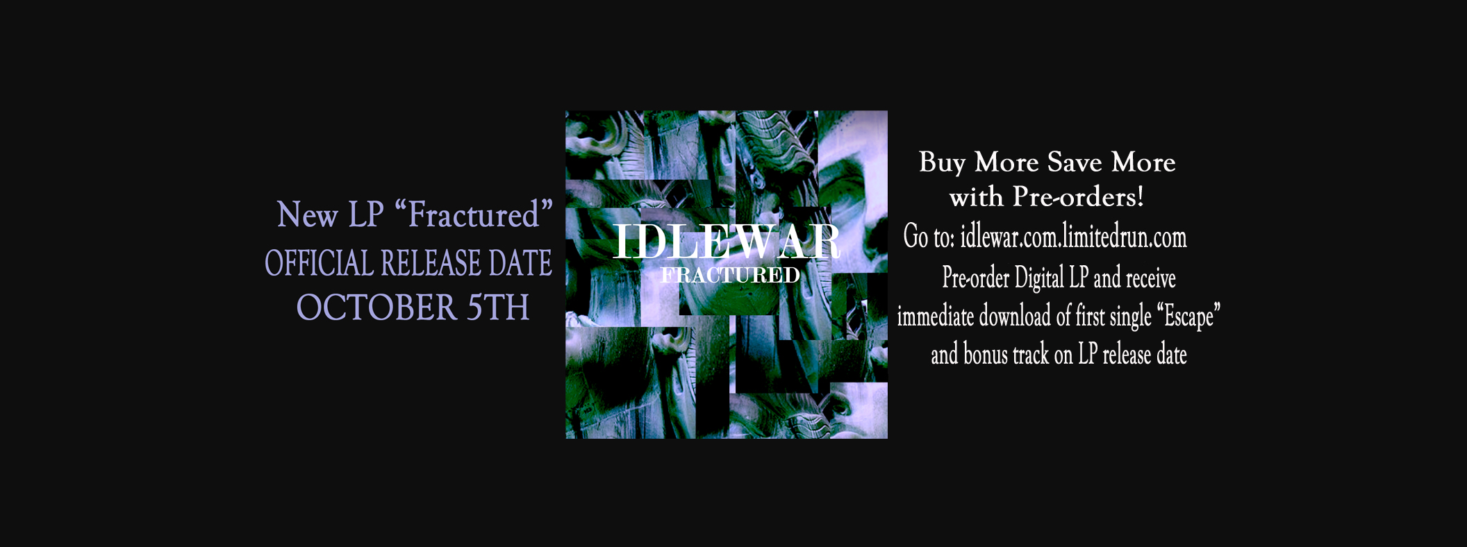 Nuevo video del ltema «Escape» contenido en el próximo LP de Idlewar