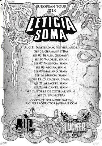 Gira de Leticia Soma en Septiembre