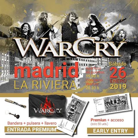 Warcry en Madrid el 26 de enero de 2019