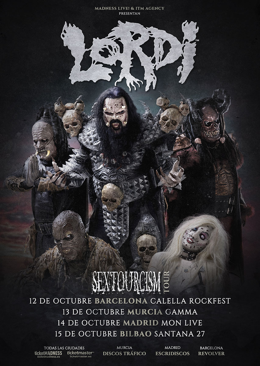 Lordi visitan España en octubre