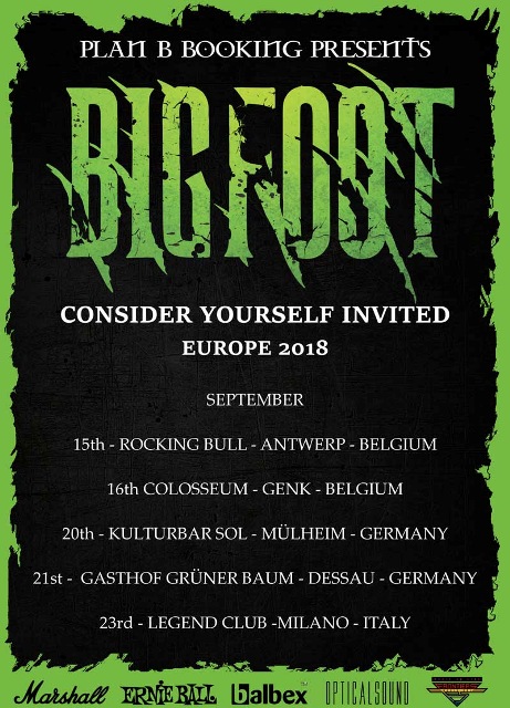 Bigfoot European Tour Bigfoot European Tour