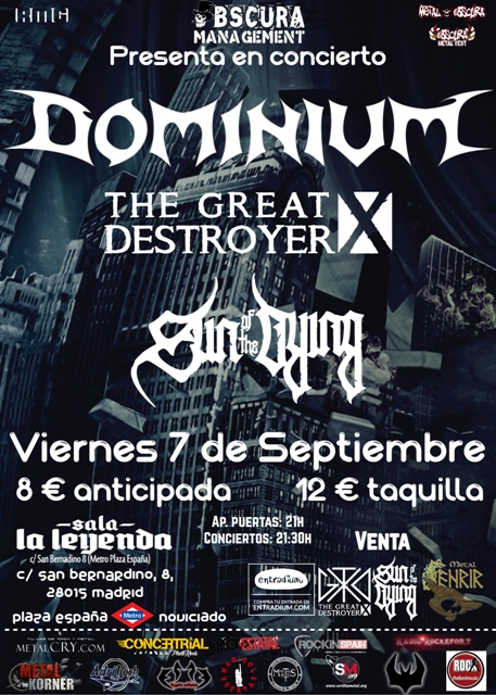 Concierto de Dominium en Madrid