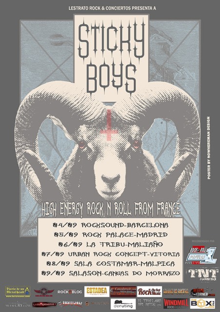 Actualización de la Gira de Sticky Boys