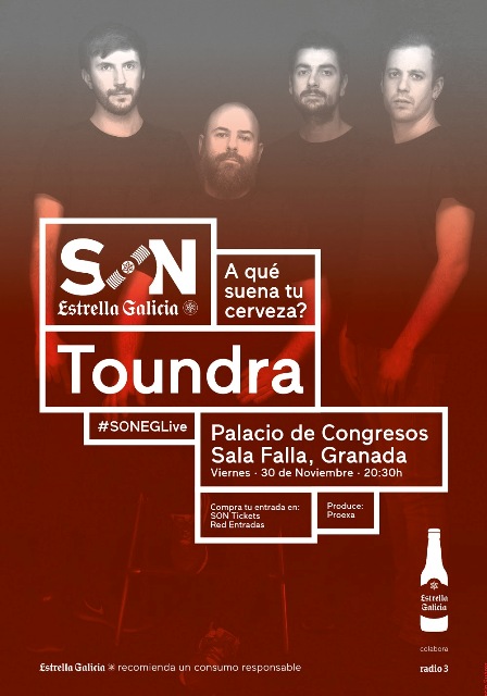 Toundra en Granada el 30 de noviembre