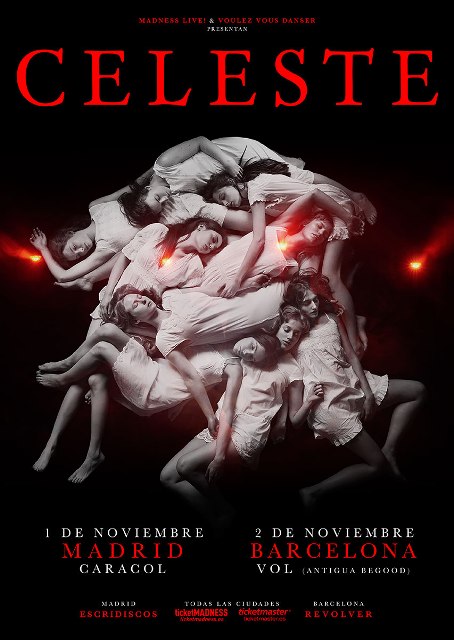 Confirmados Celeste en Madrid y Barcelona