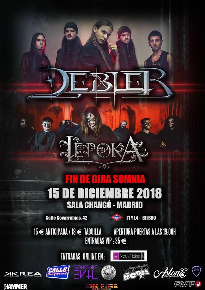 Concierto fin de gira de Debler en Madrid