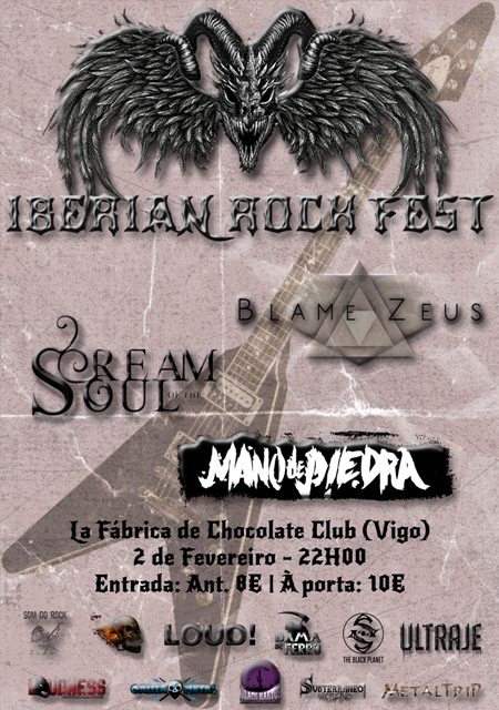 El Iberian Rock Fest el 2 de febrero en Vigo