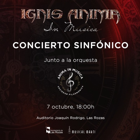 Ignis Anima con orquesta sinfónica en Las Rozas (Madrid)