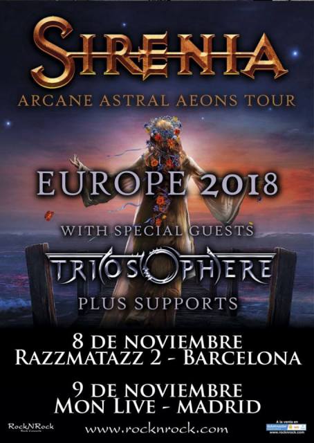 Sirenia confirmados en Barcelona y Madrid