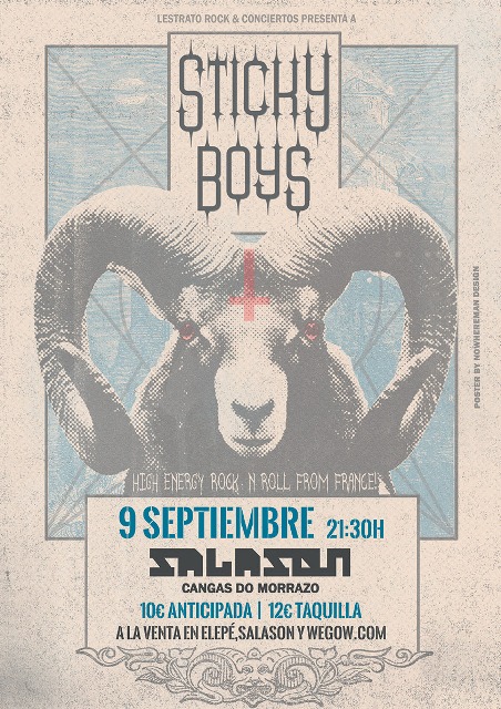 Sticky Boys en concierto el 9 de septiembre en Cangas Do Morrazo