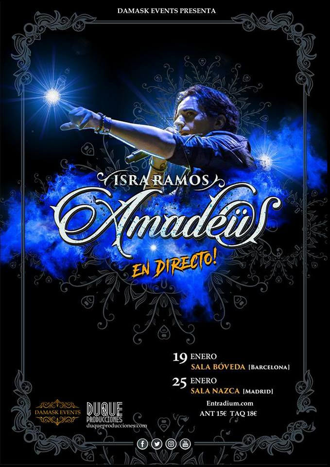Amadeüs anuncia dos conciertos exclusivos para el próximo año