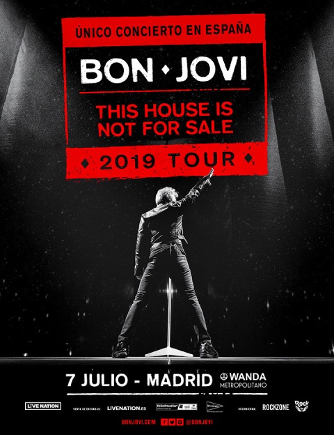 Bon Jovi el 7 de julio en el Estadio Metropolitano de Madrid