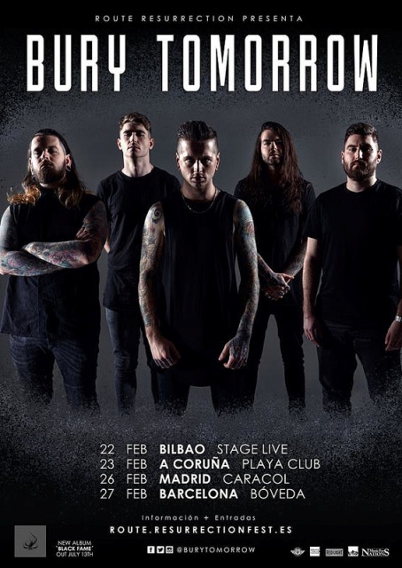 Gira española de Bury Tomorrow