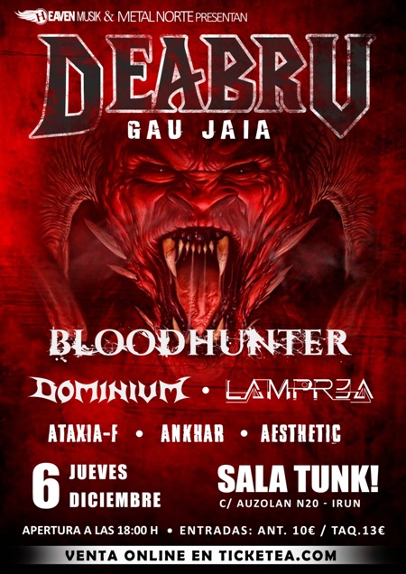 El 6 de diciembre llega la cuarta edición del Deabru Gau Jaia en Irún