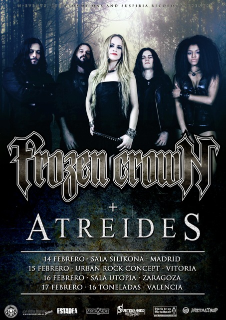 Gira de Frozen Crown con Atreides en febrero