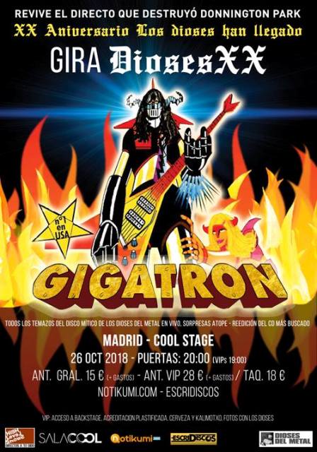 Gigatron y su Gira de XX Aniversario en Madrid