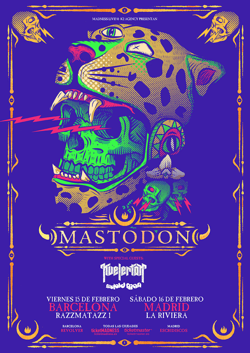 Fechas de Mastodon por España