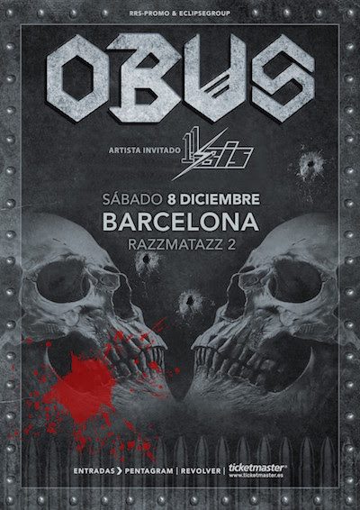 Próximos conciertos de Obús en Madrid y Barcelona