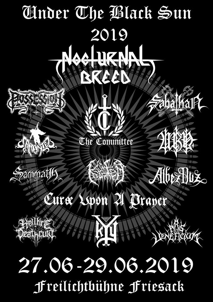 Nueva confirmación del Under The Black Sun 2019