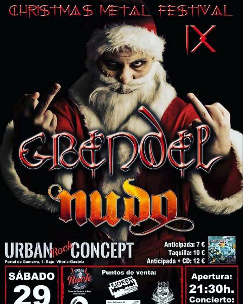 Este sábado el Christmas Metal Festival en Vitoria/Gasteiz