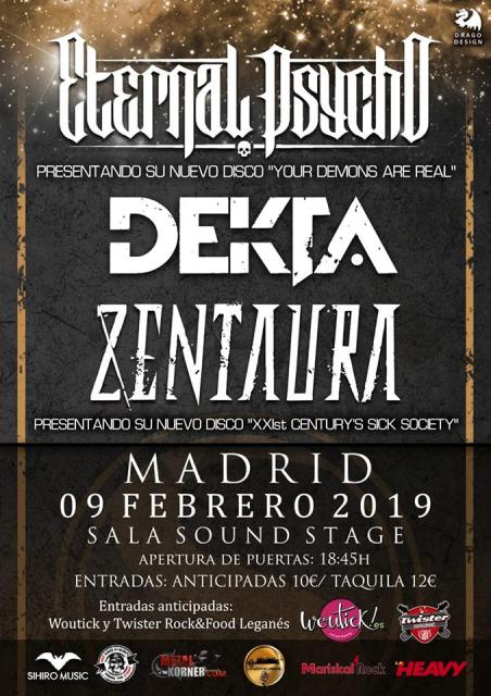 Presentación de Eternal Psycho en Madrid el 9 de febrero