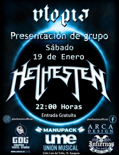 Concierto debut del Helhesten en Zaragoza