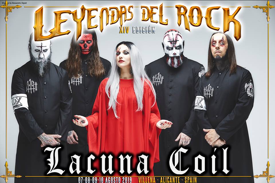 Lacuna Coil son las nueva banda confirmada en el Leyendas del Rock 2019