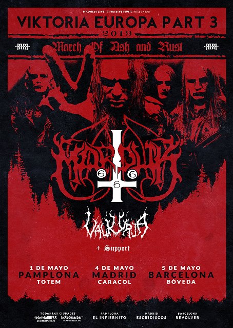 Confirmada la gira de Marduk en mayo de 2019