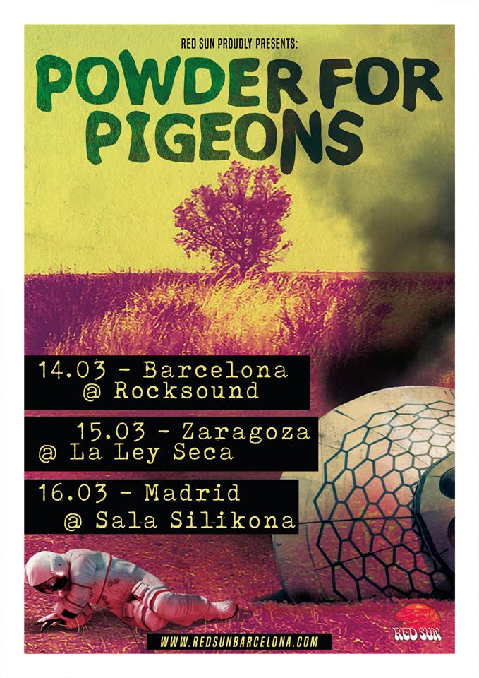 Gira en marzo de Powder for Pigeons